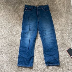 Levi’s ribcage straight jeans